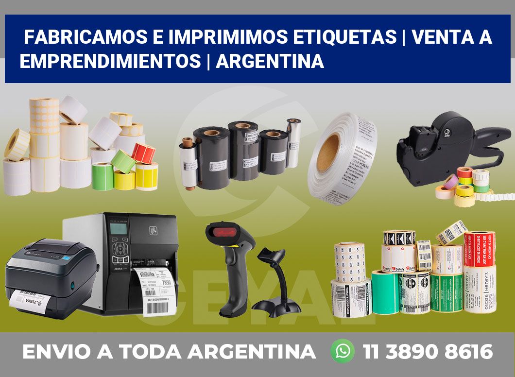 Fabricamos e imprimimos etiquetas | Venta a emprendimientos | Argentina