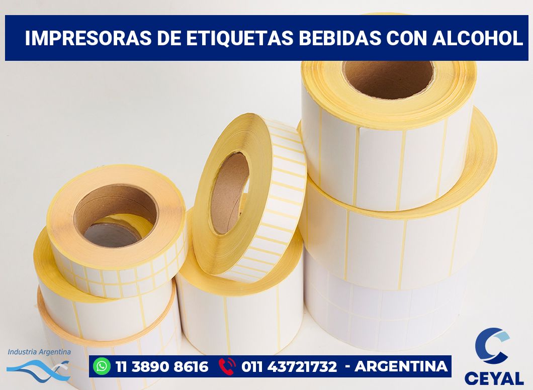 Impresoras de etiquetas Bebidas con alcohol