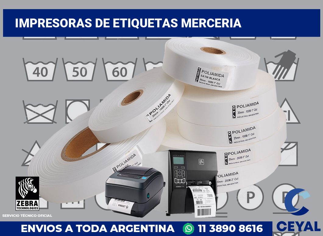 Impresoras de etiquetas Merceria