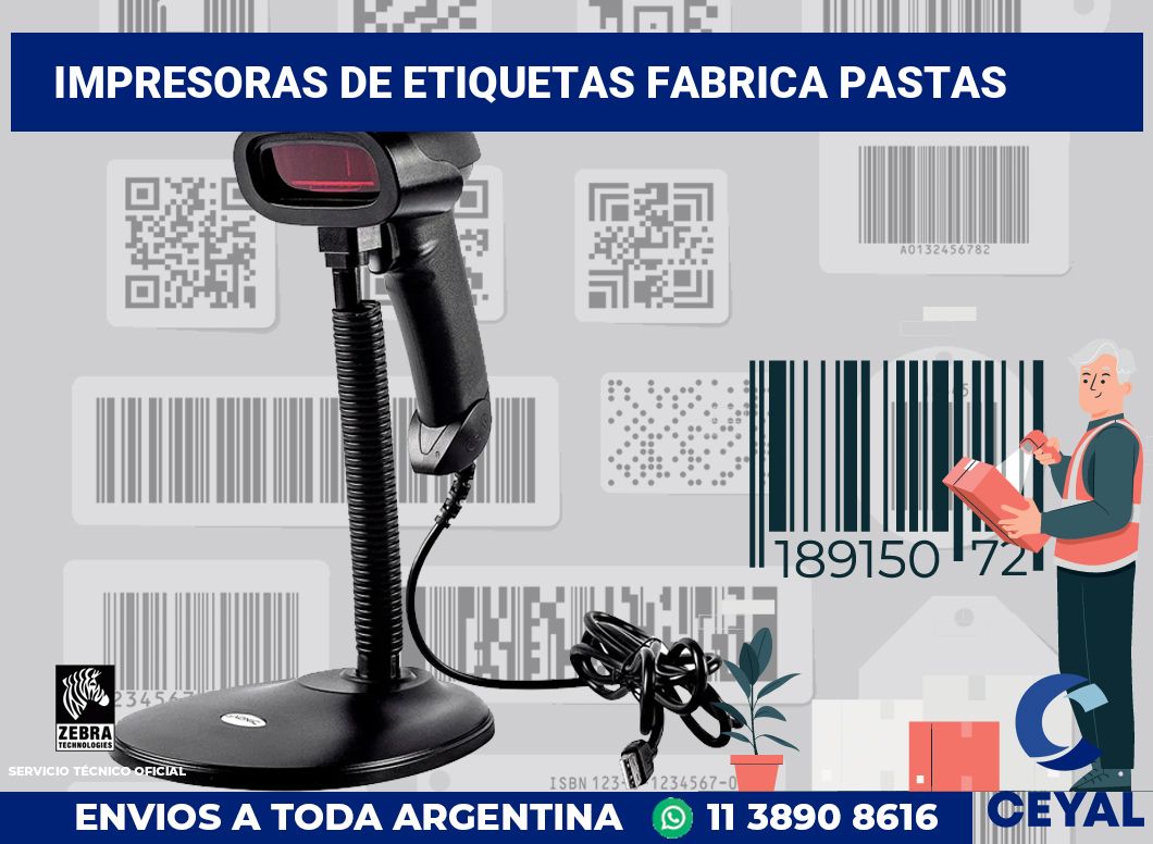 Impresoras de etiquetas fabrica pastas