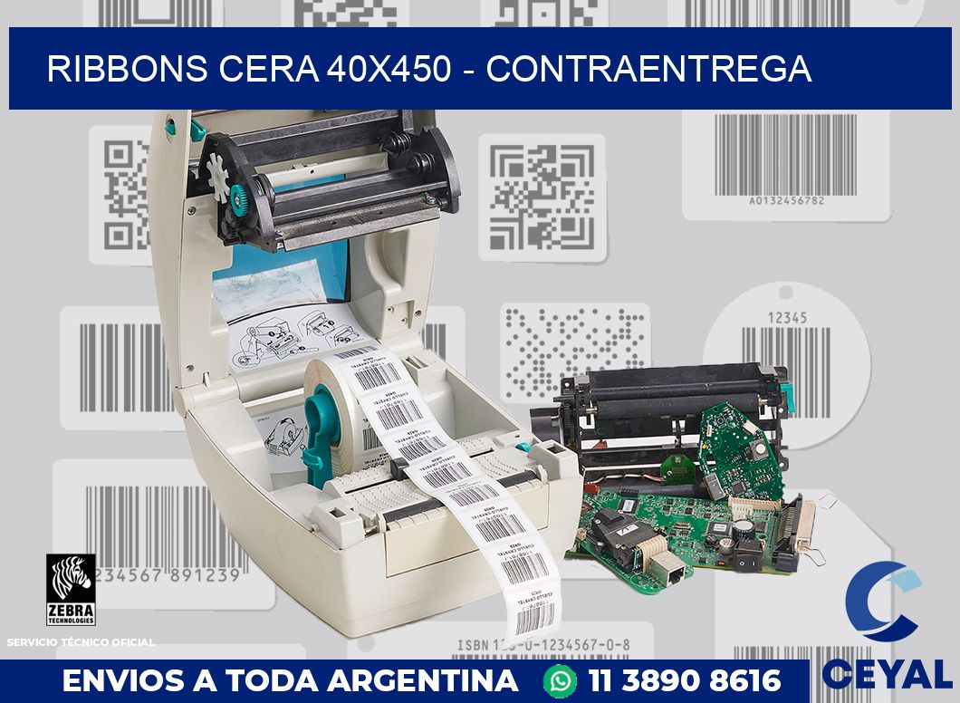 Ribbons cera 40x450 - contraentrega