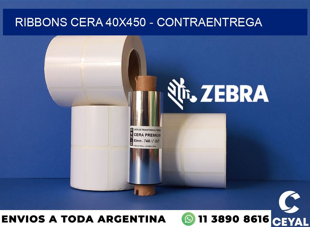 Ribbons cera 40x450 - contraentrega