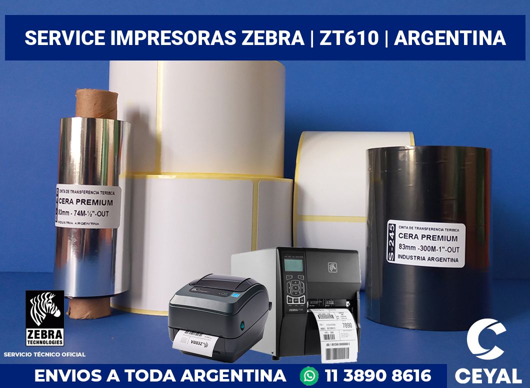 Service impresoras Zebra | ZT610 | Argentina