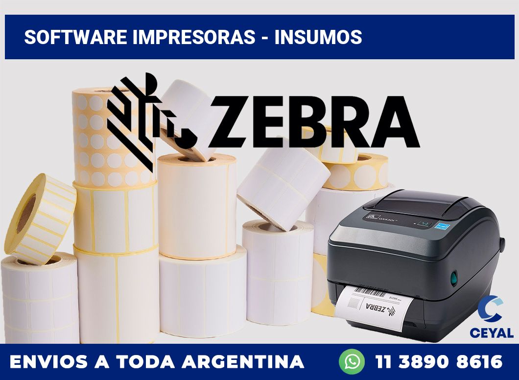 Software impresoras – Insumos
