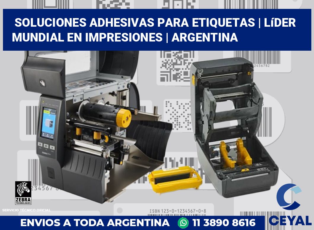 Soluciones adhesivas para etiquetas | Líder mundial en impresiones | Argentina