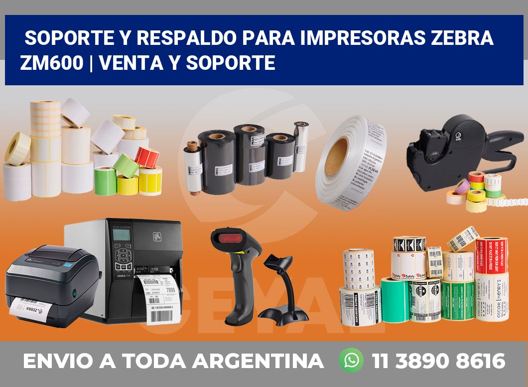 Soporte y respaldo para impresoras Zebra ZM600 | Venta y soporte