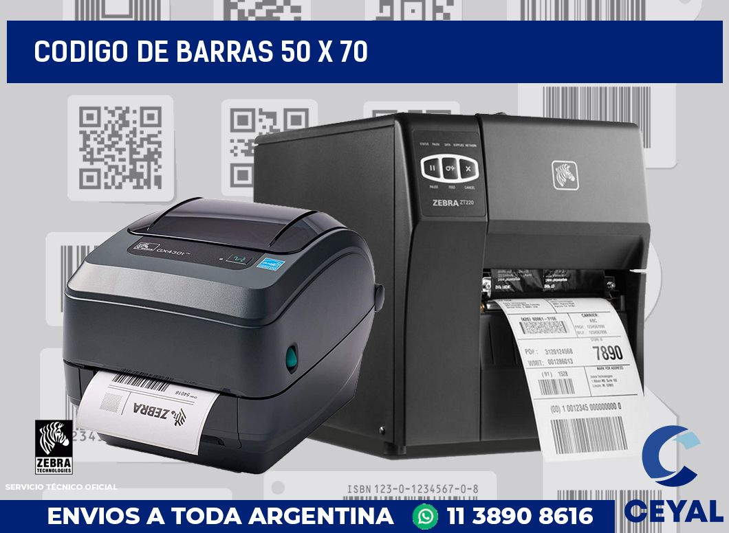 codigo de barras 50 x 70