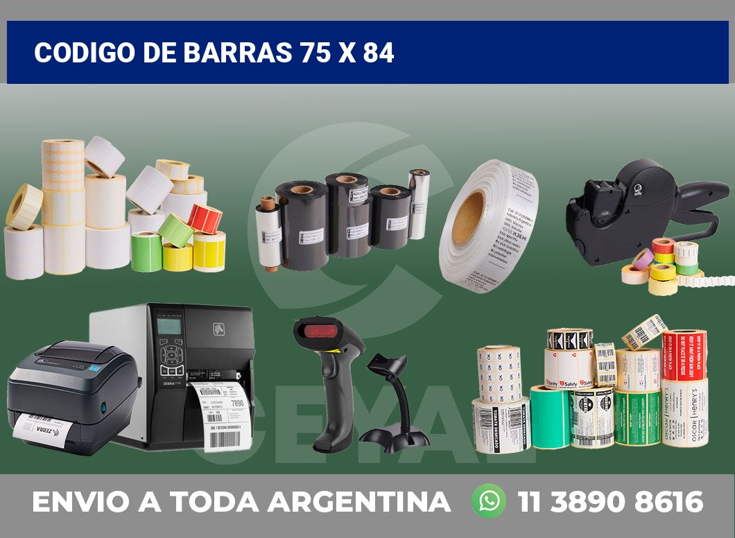 codigo de barras 75 x 84