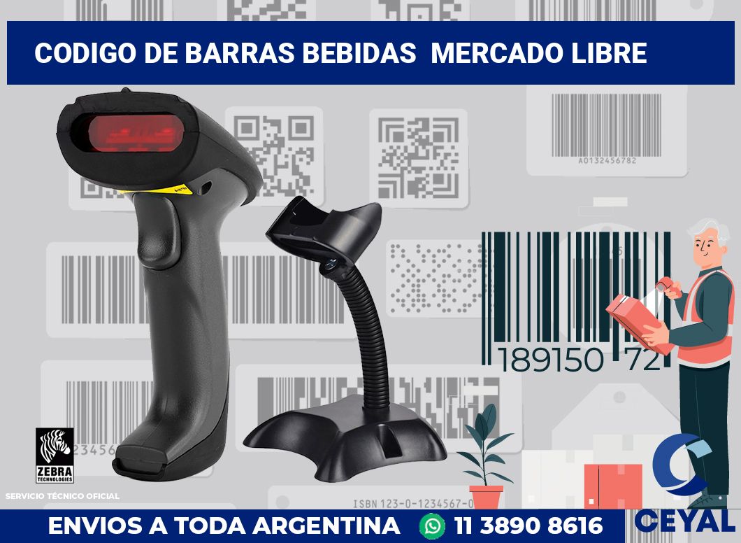 codigo de barras bebidas Mercado Libre