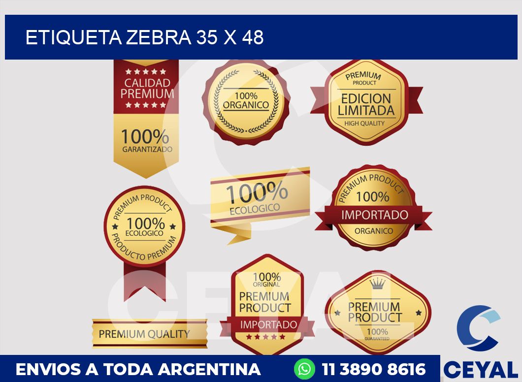 etiqueta zebra 35 x 48