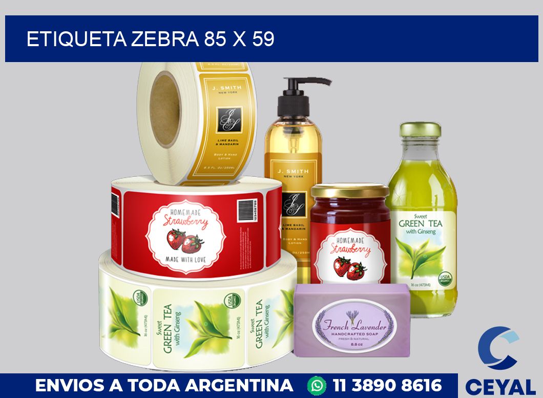 etiqueta zebra 85 x 59