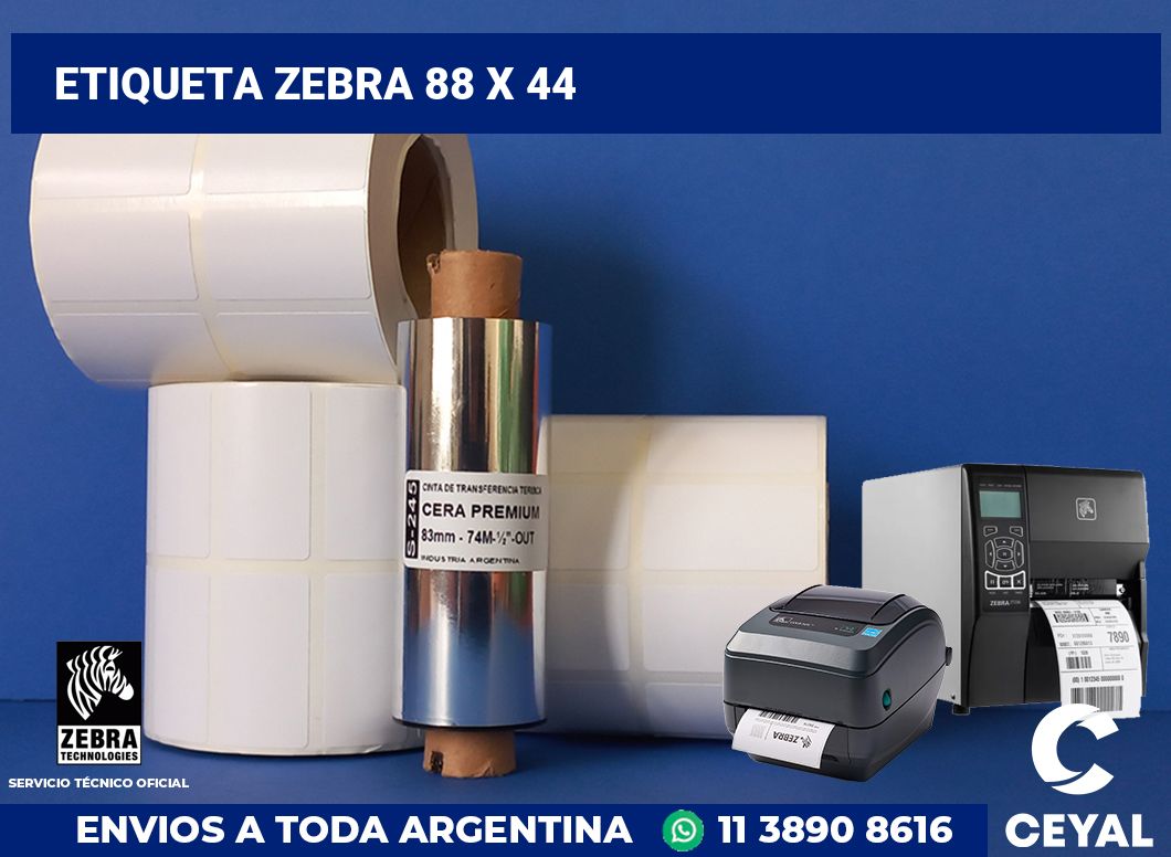 etiqueta zebra 88 x 44