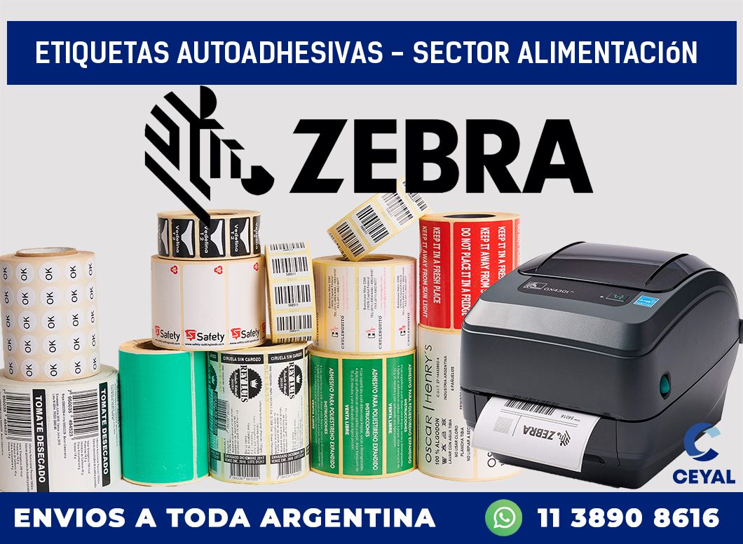 etiquetas autoadhesivas – sector alimentación