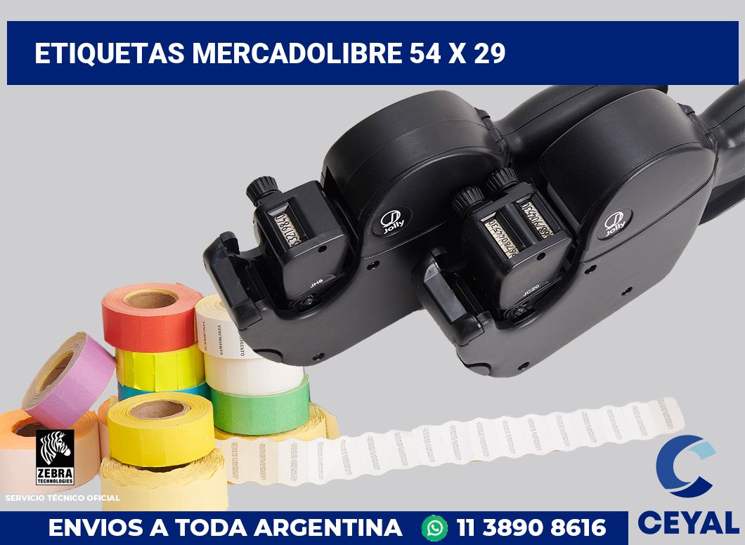 etiquetas mercadolibre 54 x 29