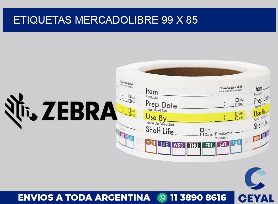 etiquetas mercadolibre 99 x 85