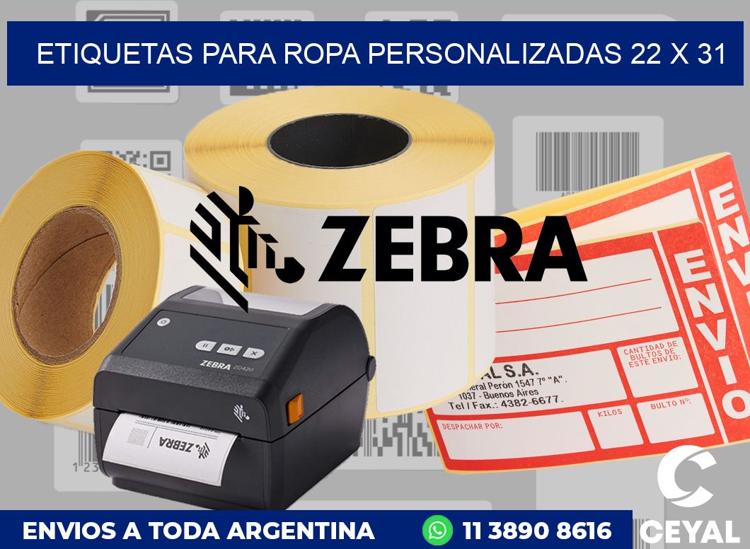 etiquetas para ropa personalizadas 22 x 31