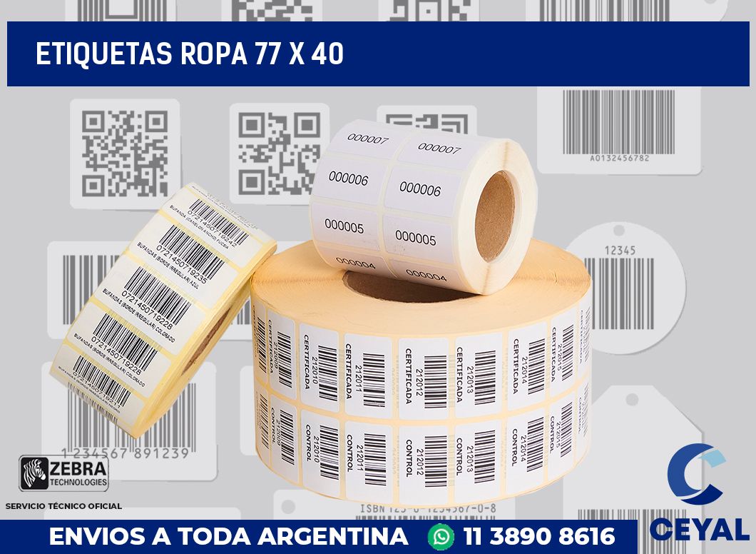 etiquetas ropa 77 x 40
