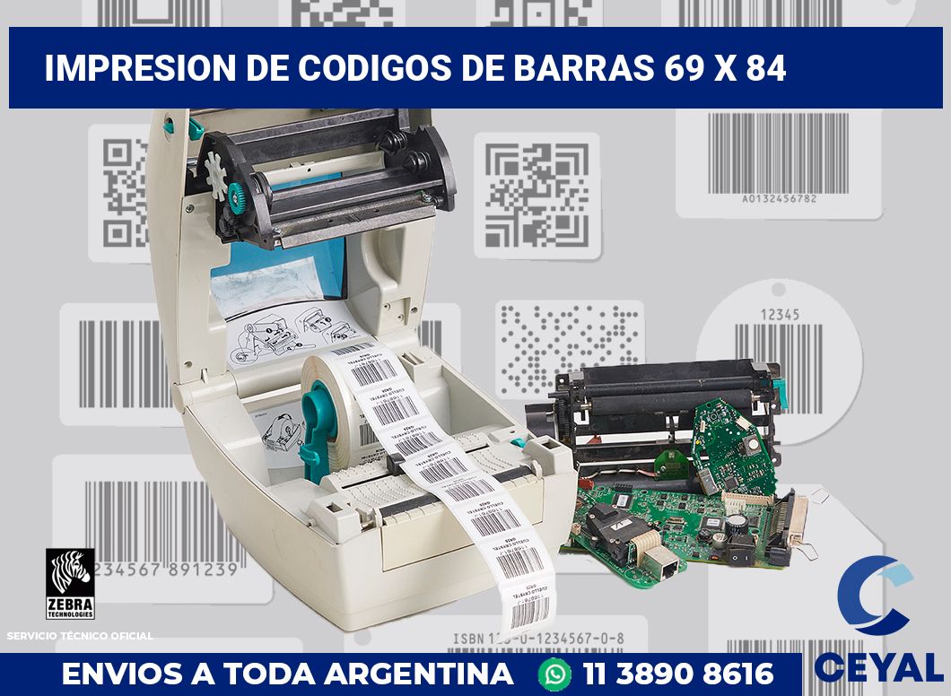 impresion de codigos de barras 69 x 84