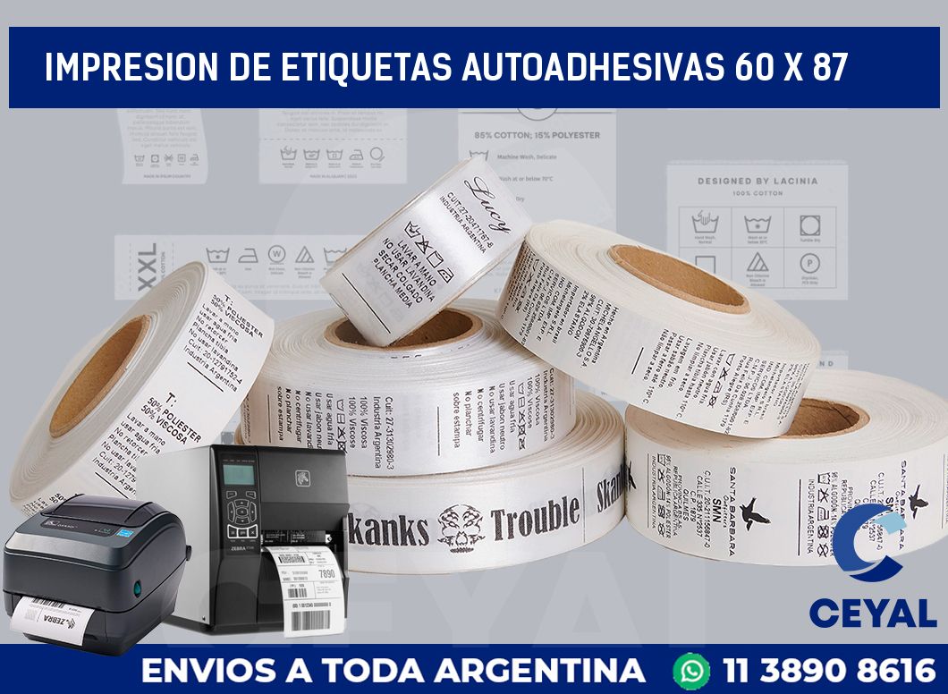 impresion de etiquetas autoadhesivas 60 x 87