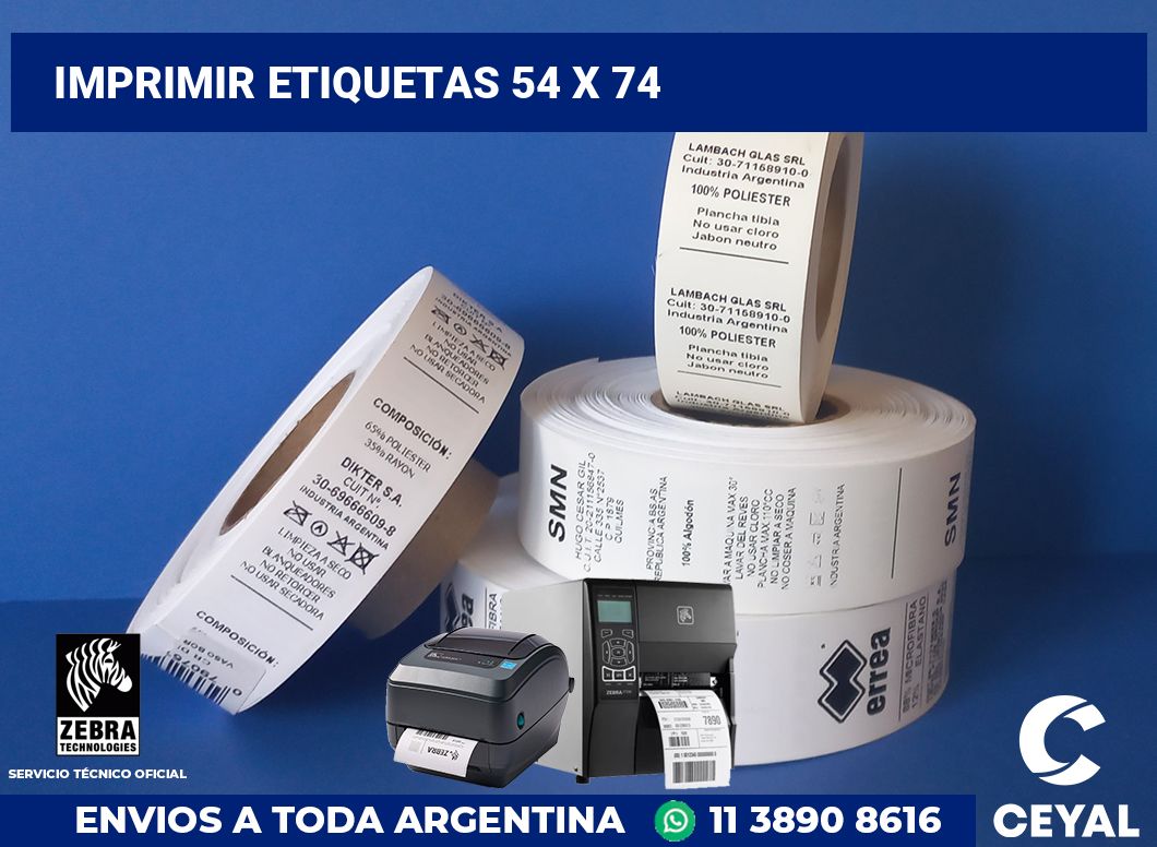 imprimir etiquetas 54 x 74