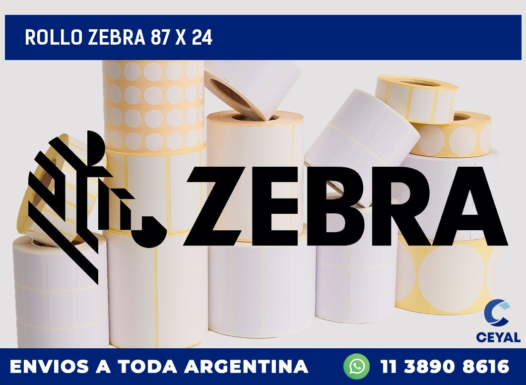rollo zebra 87 x 24