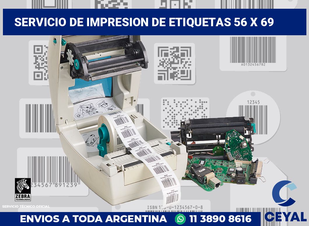 servicio de impresion de etiquetas 56 x 69