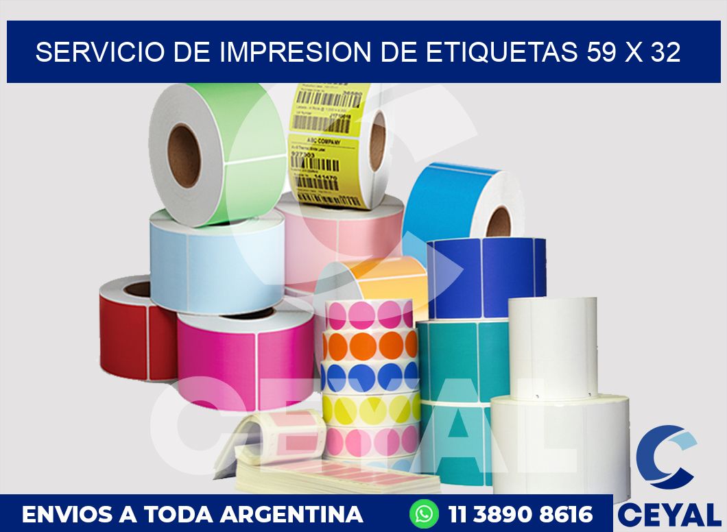 servicio de impresion de etiquetas 59 x 32