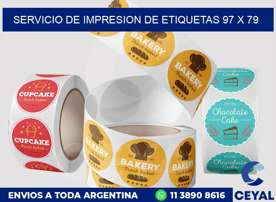 servicio de impresion de etiquetas 97 x 79