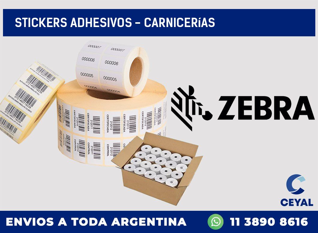 stickers adhesivos - Carnicerías