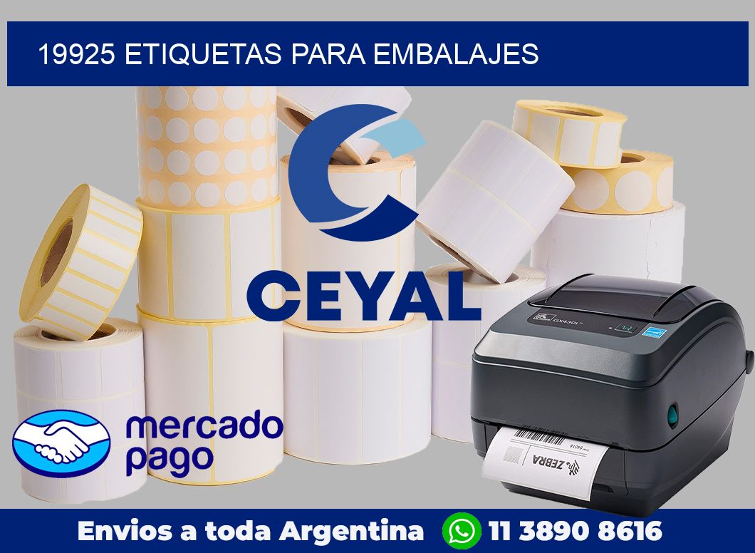 19925 Etiquetas para embalajes