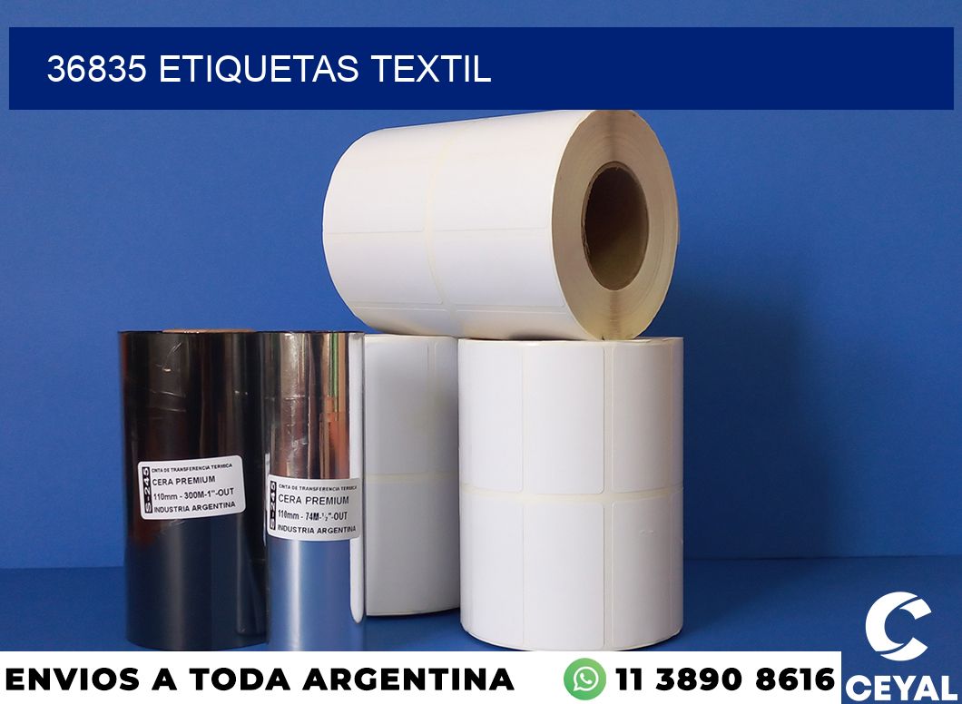 36835 etiquetas textil
