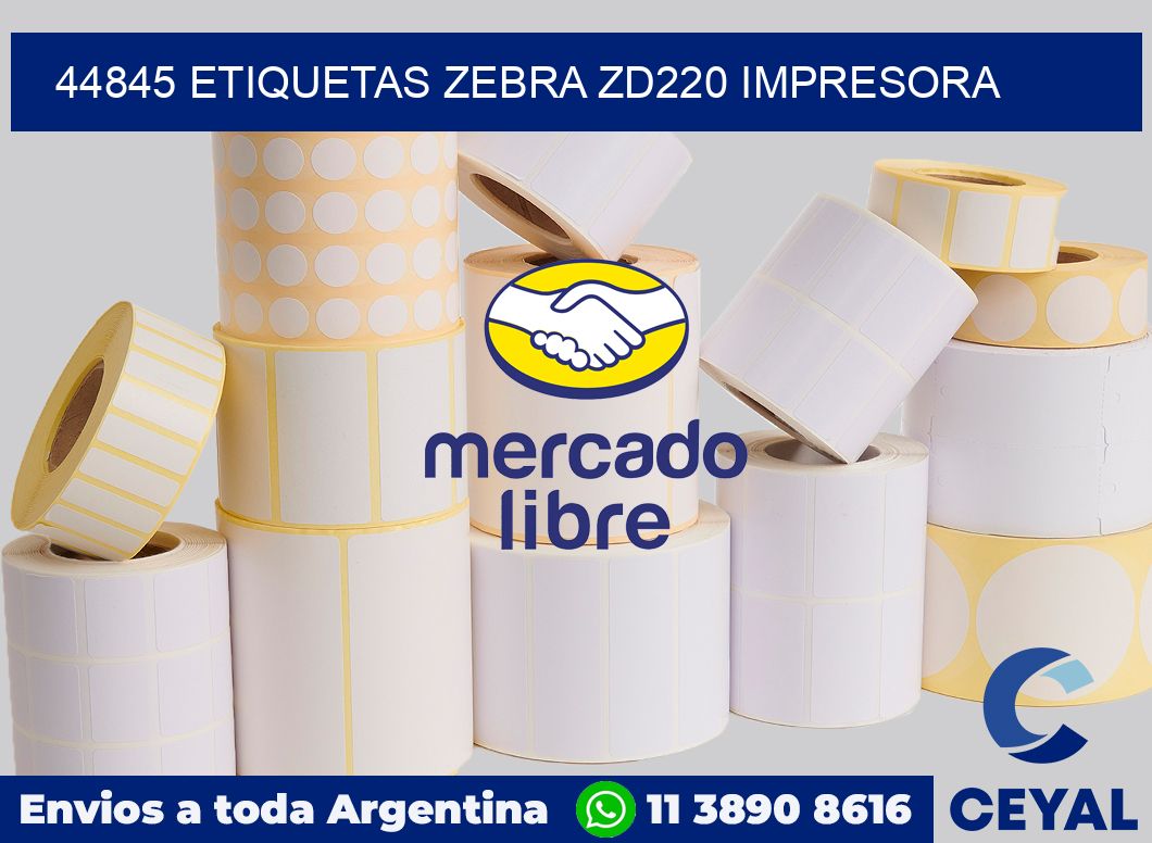 44845 etiquetas Zebra zd220 impresora