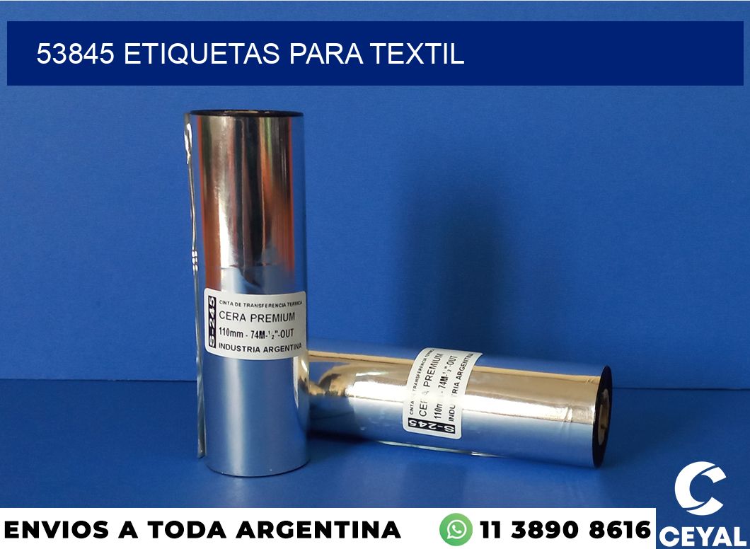 53845 etiquetas para textil