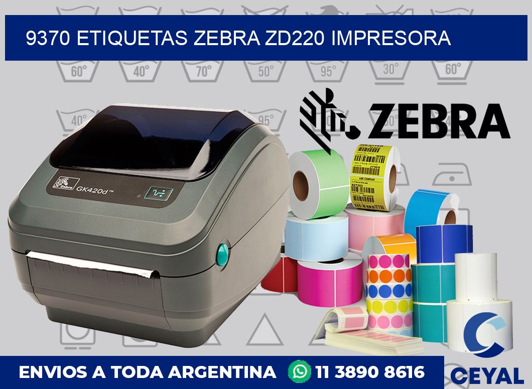 9370 etiquetas Zebra zd220 impresora