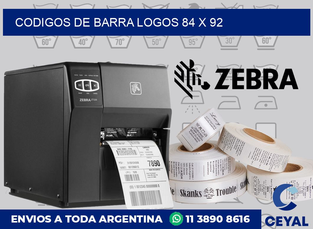Codigos de barra logos 84 x 92
