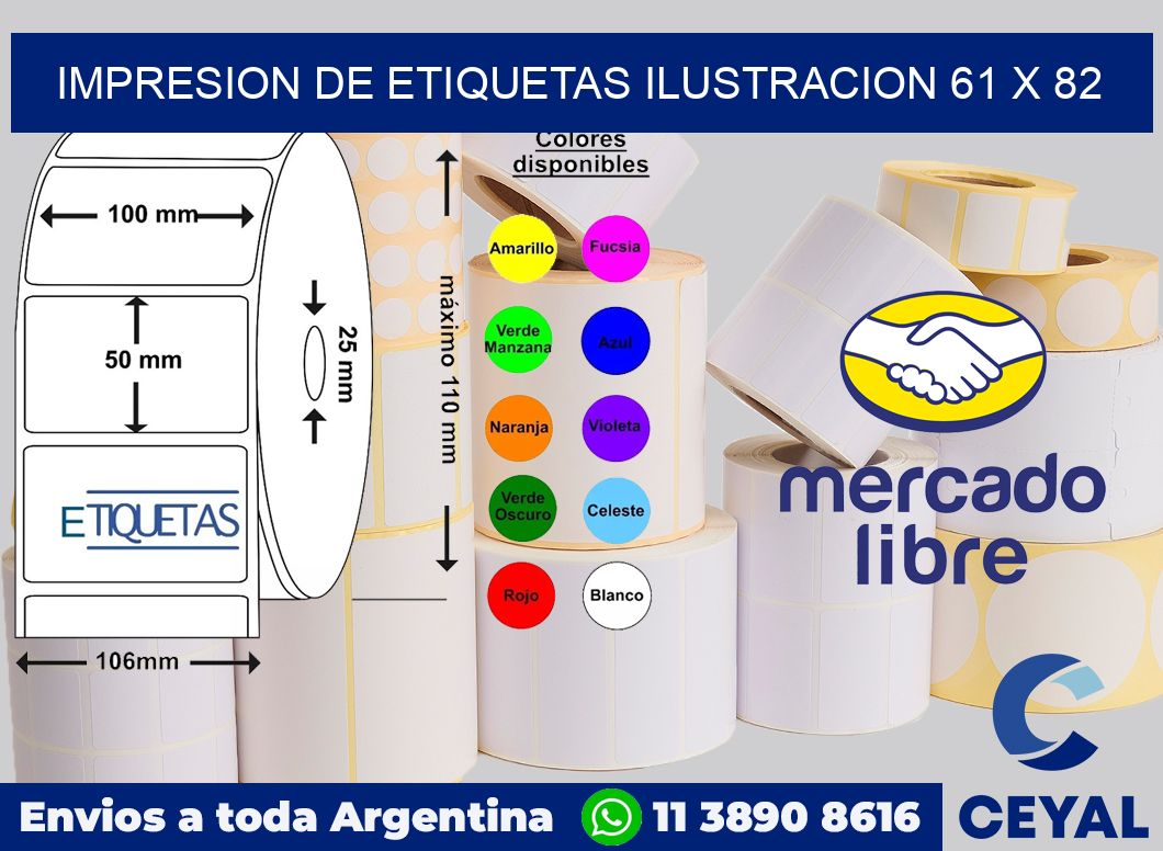 Impresion de etiquetas ilustracion 61 x 82
