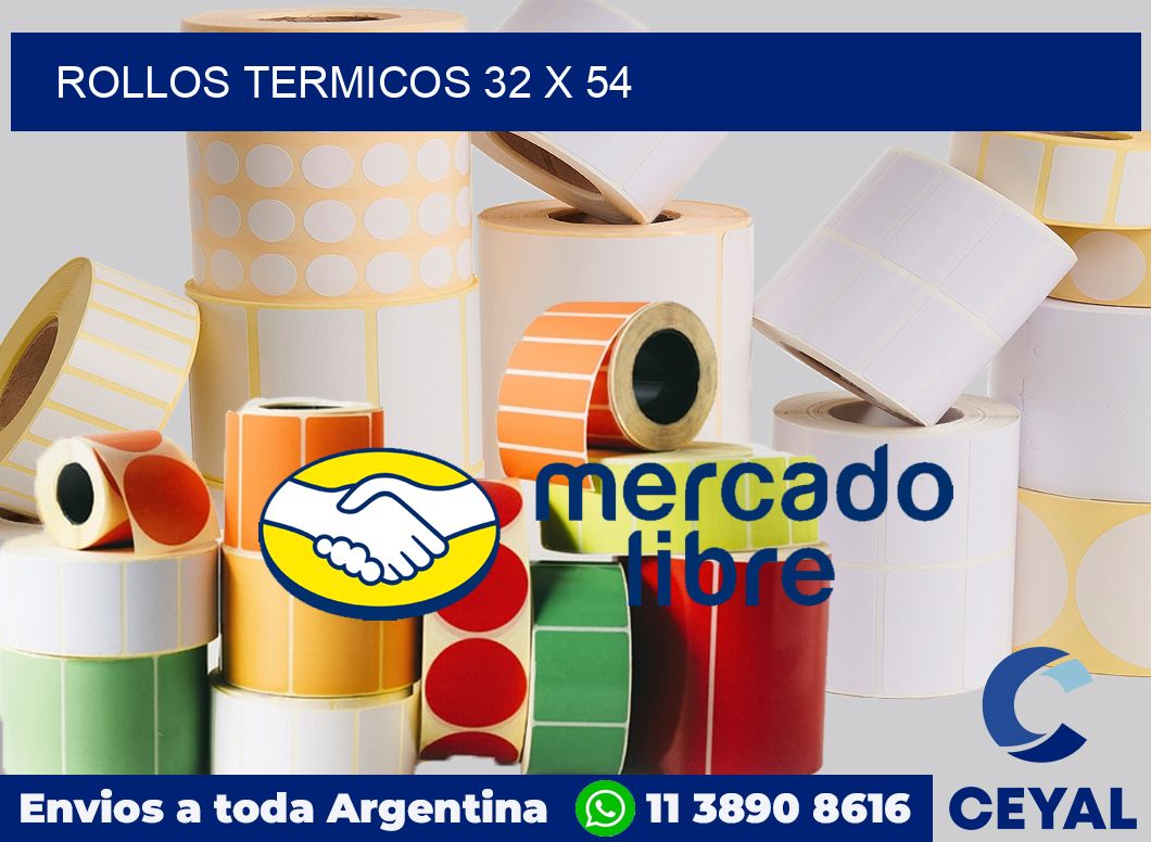 Rollos termicos 32 x 54