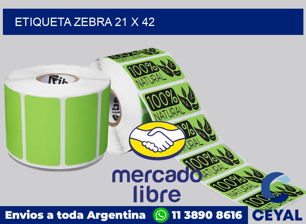 etiqueta zebra 21 x 42