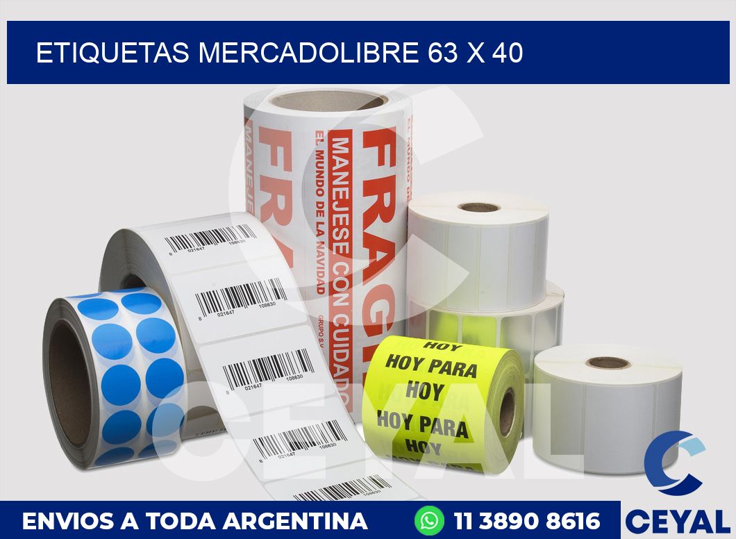 etiquetas mercadolibre 63 x 40