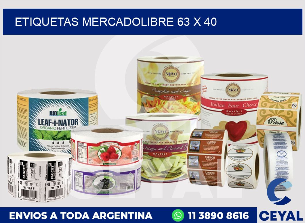 etiquetas mercadolibre 63 x 40