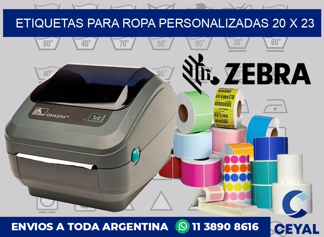 etiquetas para ropa personalizadas 20 x 23