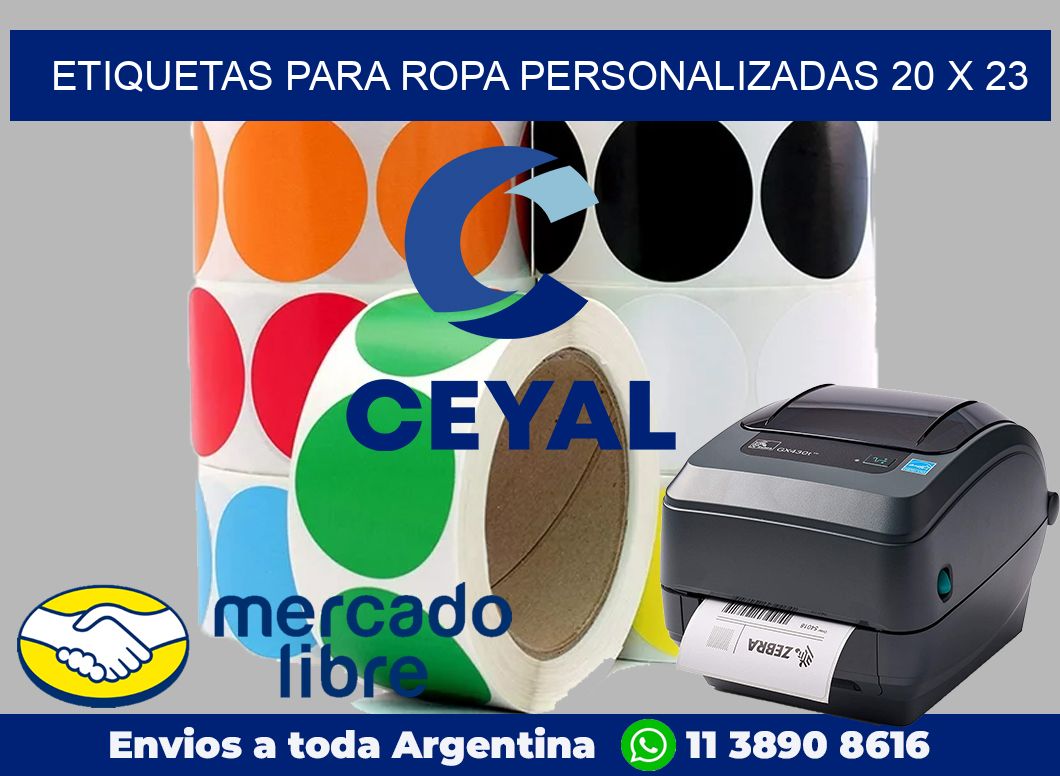 etiquetas para ropa personalizadas 20 x 23
