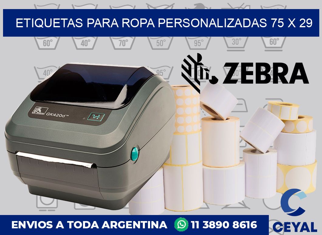 etiquetas para ropa personalizadas 75 x 29