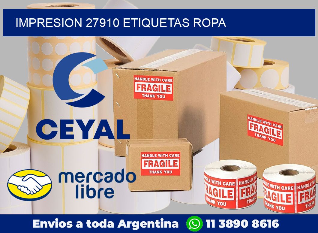 impresion 27910 etiquetas ropa