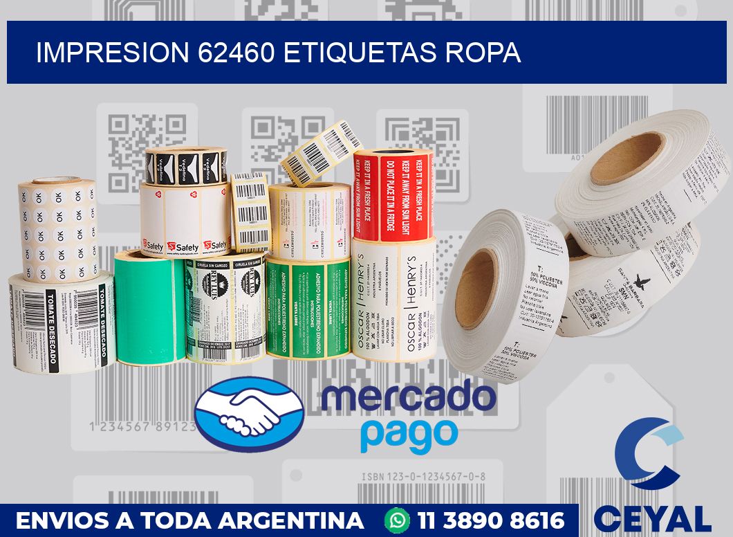 impresion 62460 etiquetas ropa