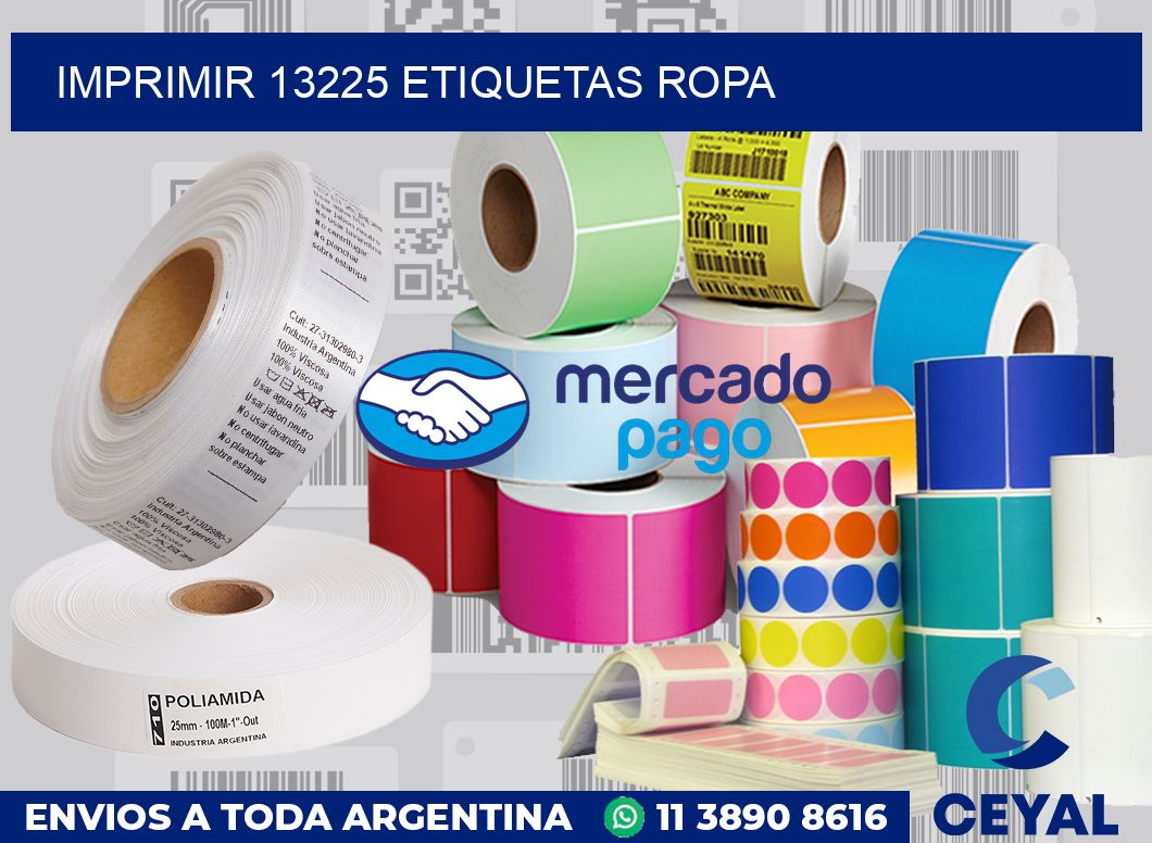 imprimir 13225 etiquetas ropa