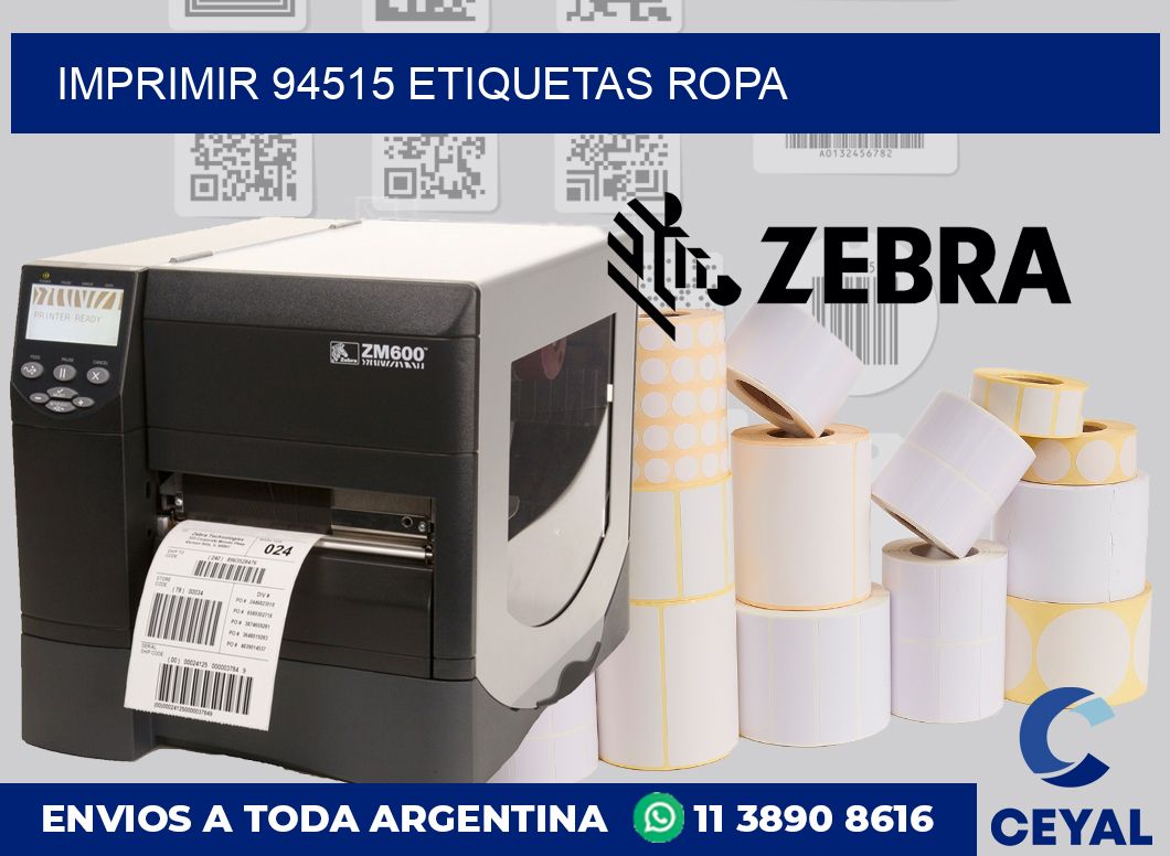 imprimir 94515 etiquetas ropa