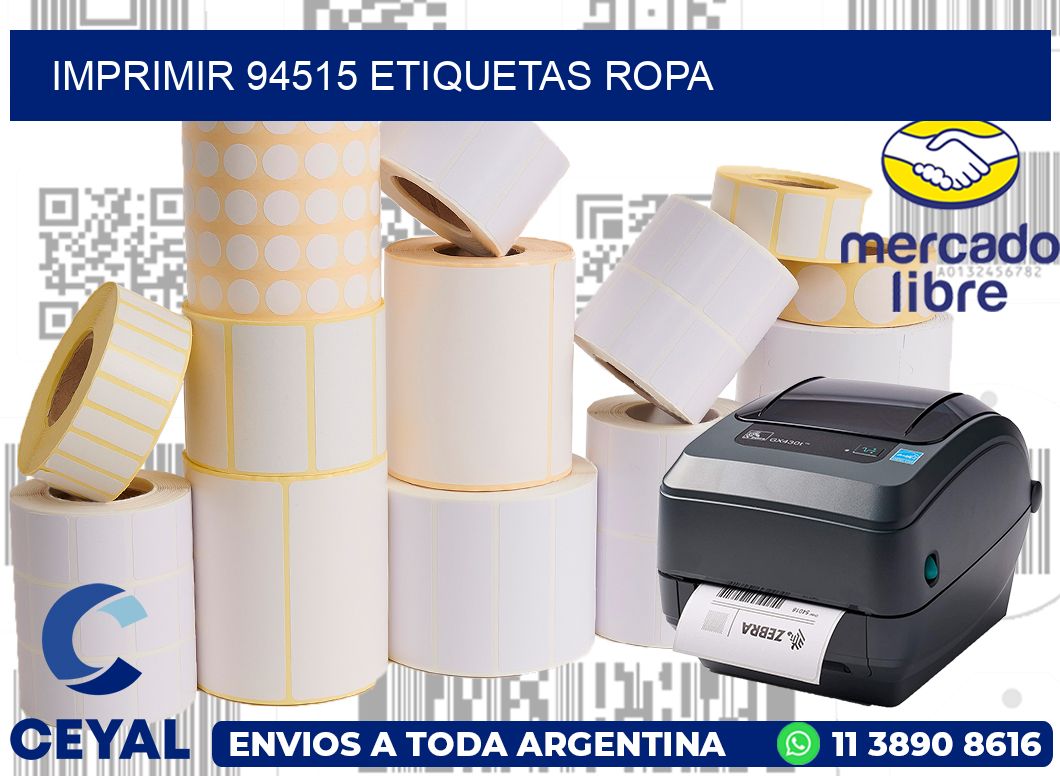 imprimir 94515 etiquetas ropa
