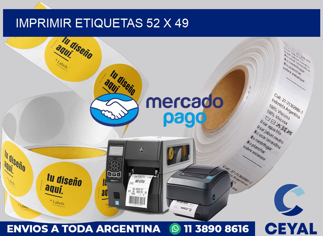 imprimir etiquetas 52 x 49