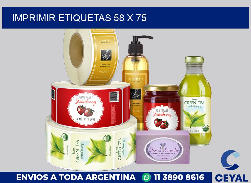 imprimir etiquetas 58 x 75